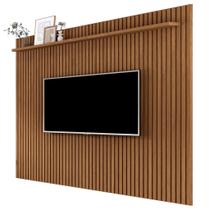 PAINEL VIVA 100% RIPADO COR FREIJÓ RÚSTICO AMADEIRADO 180cm x 220cm PARA TV ATÉ 65'' POLEGADAS CAMPEÃO DE VENDAS