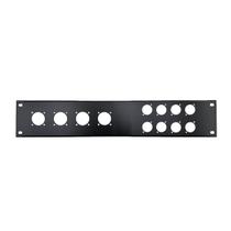 Painel wireconex 2u rack 08 xlr + 04 speakon