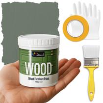 Paint DWIL Matte Finish Wood Furniture 150g Cardamomo Green Paint DWIL Matte Finish Wood Furniture 150g Cardamomo Green