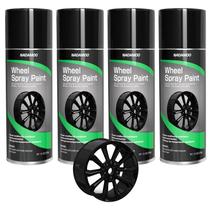 Paint NADAMOO Wheel Spray Preto Brilhante 4x370ml