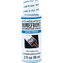 Paint Plaid Homefront, cinza acetinado, interior, acrílico, 59 ml