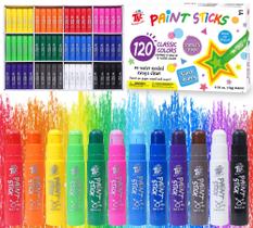 Paint Sticks TBC The Best Crafts 120 cores clássicas laváveis Paint Sticks TBC The Best Crafts 120 cores clássicas laváveis