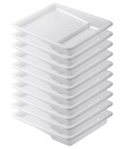 Paint Tray Liner Bates, 9 polegadas, pacote com 10 unidades, plástico descartável
