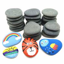 Painting Rocks Lifetop 24 unidades de 5 a 7 cm, plana e suave, gentileza