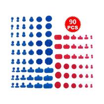 Paintless Glue Puxando Tabs, carro corpo Dent remoção, Repair Tools Set, Novo, 90pcs Paintless Glue Puxando Tabs, carro corpo Dent remoção, Repair Tools Set, Novo, 90pcs