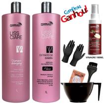 Paiolla Escova Progressiva Bambu Organic Kit 2x1L + Kit Aplicação