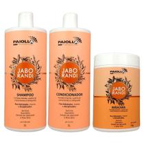 Paiolla Kit Jaborandi Shampoo + Condicionador + Máscara Tamanho Profissional