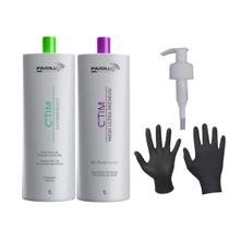 Paiolla Linha C'tim Shampoo Antirresíduos 1000ml + Liso Perfeito 1000ml