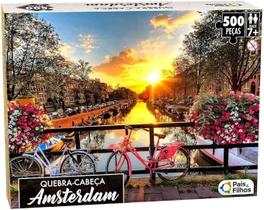 Pais Filhos, QuebraCabeça 500 Pçs, Amsterdam