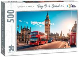 Pais Filhos QuebraCabeça, 500pçs, Big Bus Londres