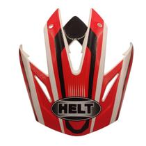 Pala Capacete Helt Cross Vision Power Vermelho