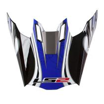 Pala capacete ls2 mx433 azul