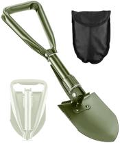 Pala Plegable PLACHIDAY Ligera para Camping de Acero al Carbono de Alta Calidad