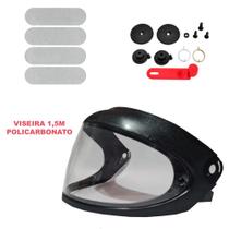 Pala suporte reparo viseira cristal 1,5mm refletivo para Capacete San marino