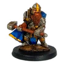 Paladino Anão - Murim - Miniatura pintada - RPG