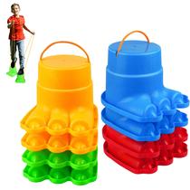 Palafitas balanceadoras IROO para crianças com pés monstruosos de 4 a 10 anos (8 pares) Palafitas balanceadoras IROO para crianças com pés monstruosos de 4 a 10 anos (8 pares)