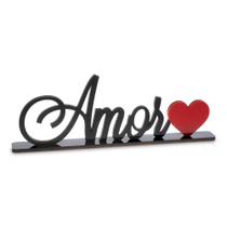 Palavra Decorativa Amor - Decoração Sala - Enfeite de Mesa