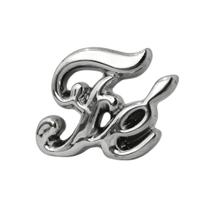 Palavra Decorativa Cerâmica - Fé Prata - Enfeite de Sala