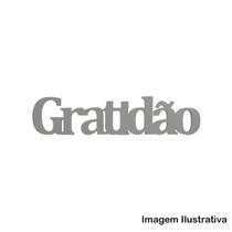 Palavra Enfeite de Mesa Gratidão 52x12cm Festa Decoração Mdf15mm Madeira Pintado