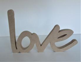 Palavra love 30x20cm mdf 18mm