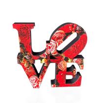 Palavra Love Em Mdf Estampa Decoryou - Ref 17