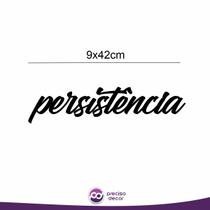 Palavra MDF Cru Decorativa 3mm 10 cm Persistência