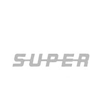 Palavra 'Super' Grade Dianteira - Espelhado - Para Scania