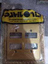 Palca 4x4 colonial para 4interuptores - Pavilonis