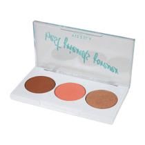 Paleta BFF Cor 03 Contorno, Blush E Iluminador Vizzela