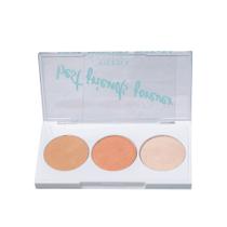 Paleta BFF Vizzela Blush Contorno Iluminador Vegana Com 3 Produtos