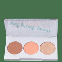 Paleta Blush Contorno Iluminador BFF Cor 3 - Vizzela