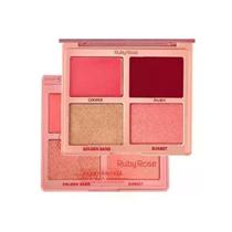 Paleta Blush e Shine Berry Bronze - RUBY ROSE