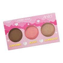 Paleta Combo Mara Contorno Blush Iluminador 10.2g Anita