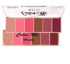 Paleta de Blush 6 cores Matte Efeito Natural Vivai