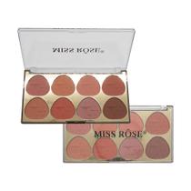 Paleta de Blush 8 Cores - Miss Rôse