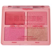 Paleta De Blush E Iluminador Blush & Shine Ruby Rose HBM1001