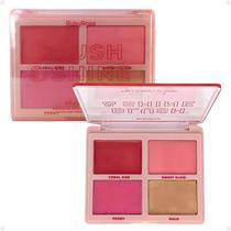 Paleta de Blush e Iluminador Ruby Rose Blush & Shine Rosé Gold HB-M1001-1 Paleta de Blush e Iluminador Ruby Rose Blush & Shine Rosé Gold HB-M1001-1