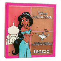 Paleta De Blush, Iluminador E Bronzer Fenzza Disney Princesa A Whole New Glow Dis128