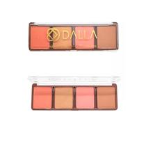 Paleta De Blush, Iluminador E Contorno Nude - Dalla Makeup