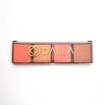 Paleta de Blush, Iluminador e Contorno Nude Dalla