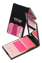 Paleta de blush nerine - wish trio palette michelly palma