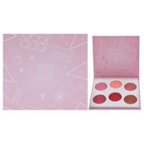 Paleta de blush Ofra Mini 6 tons 24g recarregável