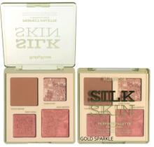 Paleta de contorno, blush e iluminador silk skin ruby rose