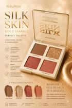 Paleta de contorno blush iluminador gold sparkle silk skin ruby rose Paleta de contorno blush iluminador gold sparkle silk skin ruby rose
