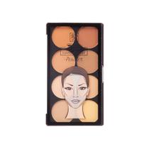 Paleta de Contorno em Pó - Ruby Kisses Cores:Light Medium