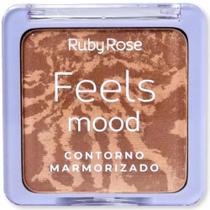 Paleta de Contorno Feels Mood Marmorizado Light - Ruby Rose