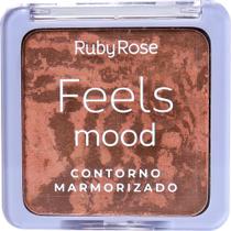 Paleta De Contorno Marmorizado Feels Mood Medium Ruby Rose