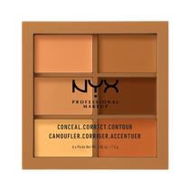 Paleta de Contorno NYX Professional Makeup Deep - Para Ocultar Imperfeições