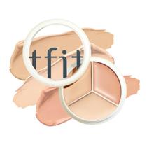 Paleta de Corretivo TFIT Cover Up Pro 3 em 1 - Cobertura Total