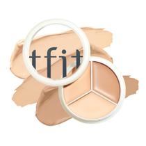 Paleta de corretivo TFIT Cover Up Pro 3 em 1 com cobertura total